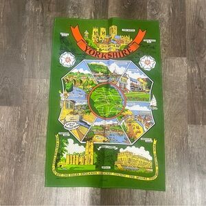 FINAL PRICE Vintage Yorkshire Tea Towel